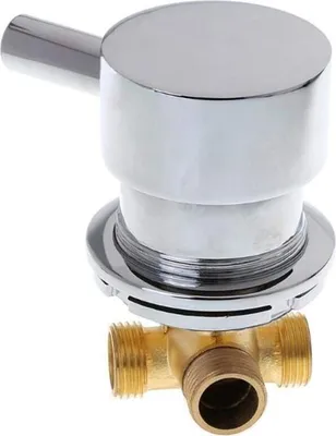 Produktbild von Duschkabinenarmatur mit Warm- und Kaltwassermischventil, 2-in-1-Auslass, G1/2" für Duschraum