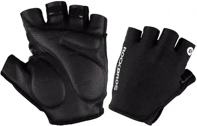 Produktbild von Rockbros Open Fingered Bike Handschuhe Größe: M S106Bk-M (Schwarz)