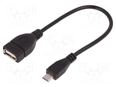 Produktbild von 1x Kabel 0,2m 50404 USB-Kabel und -Adapter USB A-Buchse,Micro-USB-B-Stecker