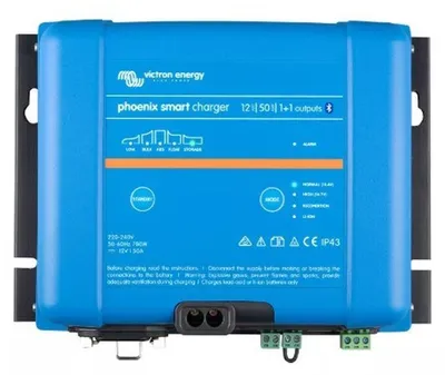 Zdjęcie produktu dla Ładowarka Victron Energy Phoenix Smart IP43 12/50(1+1) 120-240V