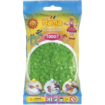 Produktbild von Hama -Eisenperlen 1000 Stück grüne Neon