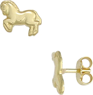 Produktbild von JOBO Kinder Ohrstecker Pferd 333 Gold Gelbgold Ohrringe