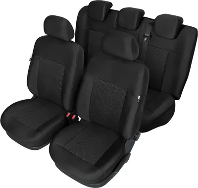 Produktbild von Autositzbezüge Schonbezüge Sitzbezug Set Auto Schwarz für Dacia Sandero