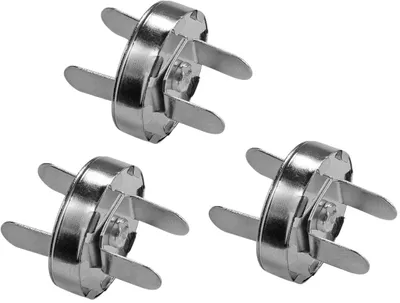 Magnetschließung Ø 18,5 mm, 3 Stück, Neodym, 2,5 kg Haftkraft, silber