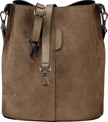 Produktbild von Hausfelder Manufaktur Beuteltasche Velours Beige onesize