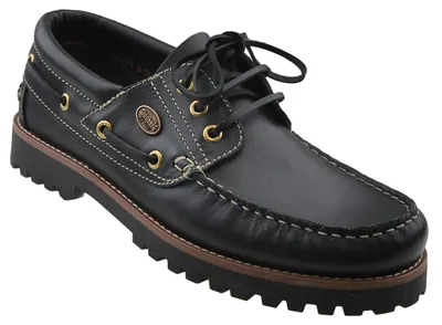 Image de Dockers by Gerli Herren Mokassins Bootsschuhe - Schwarz, Cafe oder Reh