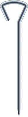 Image de Exacompta Aiguilles triangulaires 100 pièces Argent Métal pour le bureau et la maison