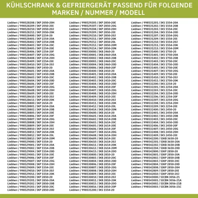 Produktbild von FlaschenfachSeitenteil LIEBHERR 7427381 links für Kühlschranktüre