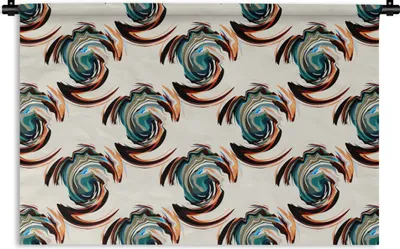 Produktbild von MuchoWow® Wandteppich Wandbehang Muster - Abstrakt - Farbe 120x80 cm Tapisserie Dekoration Wandtuch - Wanddekorationen - Wandtücher