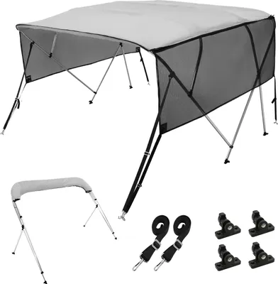 Zdjęcie produktu dla Baldachim Zadaszenie Daszek Bimini Markiza do łodzi 243 x 137 x 216-228 cm