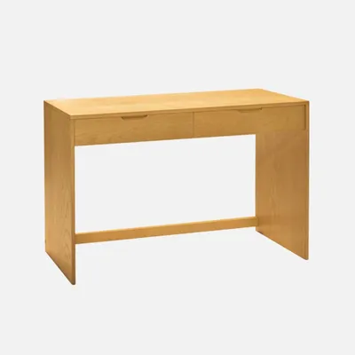 Produktbild von sweeek - Konsole Holzdekor 2 Schubladen 120 cm - Natur