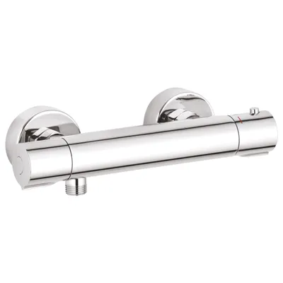Produktbild von KLUDI BASIC Thermostat Brausearmatur, Wandmontage, HotStop, chrom, 350020538