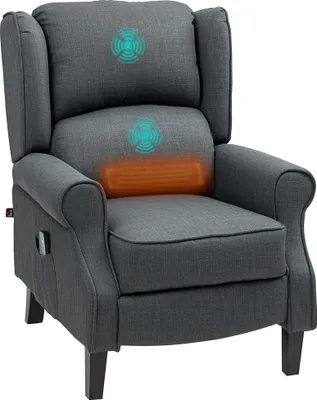 Produktbild von Massagesessel mit Heizfunktion, 2 Massagebereiche, Liegefunktion, bis 150 kg, Dunkelgrau