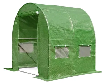 Produktbild von Grüner Folientunnel Gewächshaus Pflanzenhaus 2m x 2m x 2m