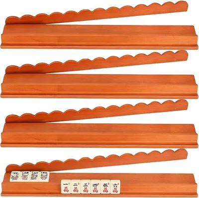 Imagen del producto de Soportes para fichas de Mahjong, organizador magnético de 4 piezas