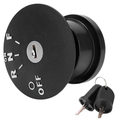 Imagen del producto de Interruptor de encendido para carritos Club Car, con 2 llaves, modelo 605637, de plástico, compatible como repuesto para vehículos EZGO RXV a partir de 2008
