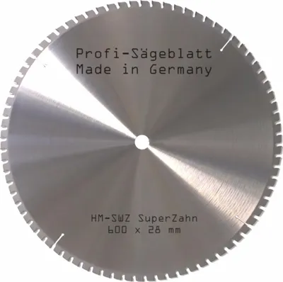 Produktbild von HM Kreissägeblatt SWZ 600 x 28 mm Z= 78 SUPER nagelfest Sägeblatt 600mm Bauholz Naturholz Brennholz Hartholz Schalholz Faserplatten Leimholz Wippsäge Tischkreissäge Kreissäge Brennholzsäge