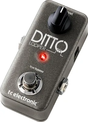 Produktbild von TC Electronic DITTO LOOPER Intuitives Looper-Pedal mit 5 Minuten Looping-Zeit, Analog-Dry-Through und True Bypass