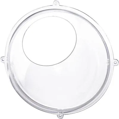 Produktbild von Halbrunder Wandhaken aus Acryl transparent 24cm