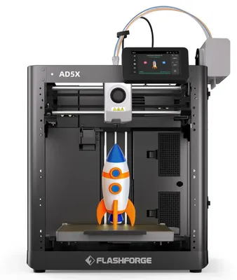 3D-Drucker 220x220x220 mm, 600 mm/s, CoreXY, Multicolor, 300 °C Düse
