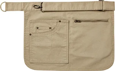 Zdjęcie produktu dla Premier Workwear PR138 | Fartuch Metro Utility Hip Apron, 31 x 32 cm - Kolor: Khaki (ok. Pantone 7536C) - Rozmiar: 31 x 32 cm
