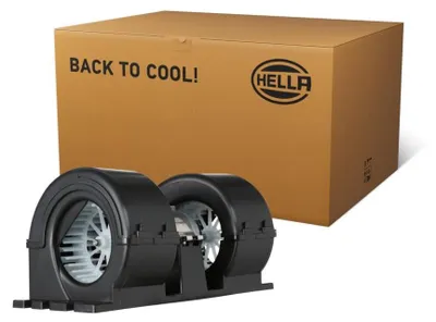 Image de Ventilateur d'habitacle 24 V 348 W 2 pôles HELLA convenant entre autres à DAF CF