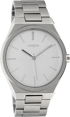 Produktbild von Oozoo Damen-Herren Metallarmband Uhr Vintage Series silber Analog Quarzuhr UOC10336