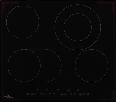 Image de Plaque de cuisson Céramique 4 brûleurs Contrôle tactile 6600 W