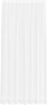 Image de vidaXL Rideau de qualité blanc, 280 x 200 cm, polyester