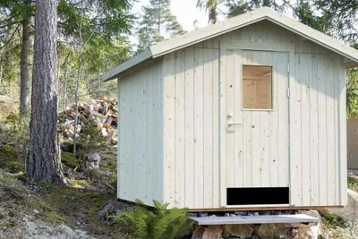 Produktbild von Palmako Gartenhaus Lucas Gartenhaus aus Holz, Holzhaus mit 16 mm Wandstärke, Blockbohlenhaus mit Montagematerial