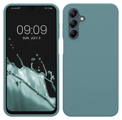 Produktbild von kwmobile Handyhülle für Samsung Galaxy A16 5G Hülle - Case Silikon - Kabelloses Laden - Schutzhülle Cover in Arctic Night