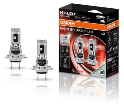 Immagine prodotto di OSRAM NIGHT BREAKER LED SPEED Lampada retrofit a LED conforme a StVZO H7 (confezione da 2)