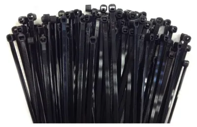 Produktbild von 1000 Kabelbinder 100x2,5mm schwarz (UV-stabilisiert) PA6.6
