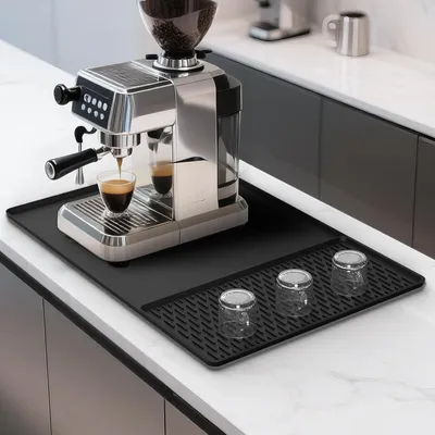 Produktbild von Abtropfmatte,Abtropfmatte aus Silikon,Silikon Matte,Silikon Matte für Kaffeemaschine