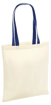 Image de Westford Mill - Sac à provisions « Bag 4 Life » FK1298 (taille unique) (naturel/bleu foncé)
