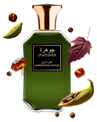 Produktbild von Jawhara Collection Amberwood Nomad Unisex Eau de Parfum, lebhafter Amber-Fougère