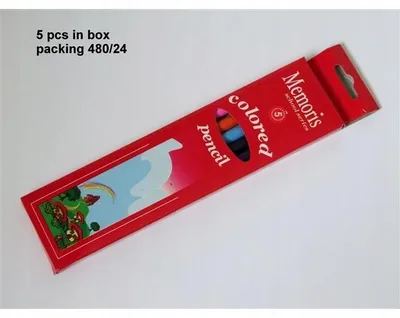 Produktbild von Strigo Wachsmalstifte für Kinder, 5 Farben, Buntstifte in Box