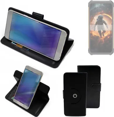 Produktbild von K-S-Trade® Case Schutzhülle Handyhülle kompatibel mit Cubot KingKong ES Flipcase Smartphone Cover Handy Schutz Tasche Klapphülle Walletcase