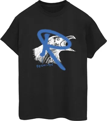 Produktbild von Harry Potter - "Ravenclaw" T-Shirt für Damen BI28174 (S) (Schwarz)