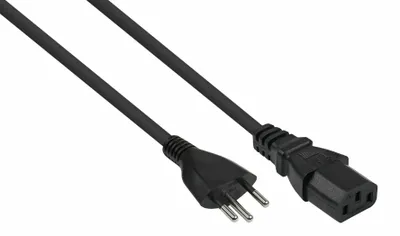 Zdjęcie produktu dla Kabelmeister SK6030-S018, 1,8 m, Wtyczka zasilająca typu J, IEC C13, H05VV-F3G, 250 V, 10 A