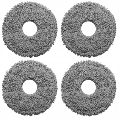 Produktbild von Wischpads für Dreame L10s Ultra und Xiaomi X10+ - 4 Stück - Auch für Dreame X50 - Moppbezüge für Saugroboter