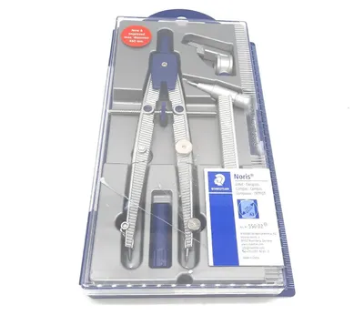 Imagen del producto de Conjunto de compases STAEDTLER, material de escritura, adaptador universal Noris, extensión, oficina