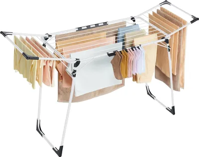 Produktbild von Trockenständer für Kleidung und Handtücher - 565 x 173 x 965 cm - weiß