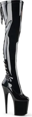 Produktbild von FLAMINGO-3063 Damen Boots von Pleaser, Schwarz  , EU 41, US 11