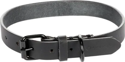 Produktbild von Flamingo Halsband Leano schwarz, Maße: 43 - 53 cm / 25 mm