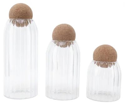 Immagine prodotto di Contenitori per alimenti in vetro con coperchi ermetici