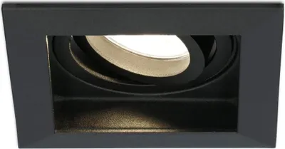 Produktbild von hoftronic LED Einbaustrahler 4W 345lm 2700K GU10 Schwarz Schwenkbar Dimmbar