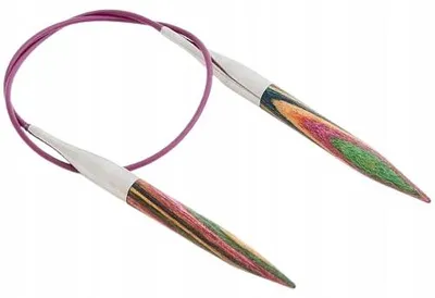 Obrázek produktu pro KnitPro Symfonie dřevěné jehlice na lanku 4,5 mm / 100 cm
