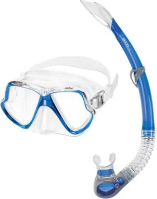 Produktbild von Mares Aquazone Wahoo Schnorchelset Blau  Blau One Size