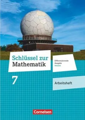 Obrázok produktu pre Schlüssel zur Mathematik 7. Schuljahr - Differenzierende Ausgabe Hessen - Arbeitsheft mit eingelegten Lösungen